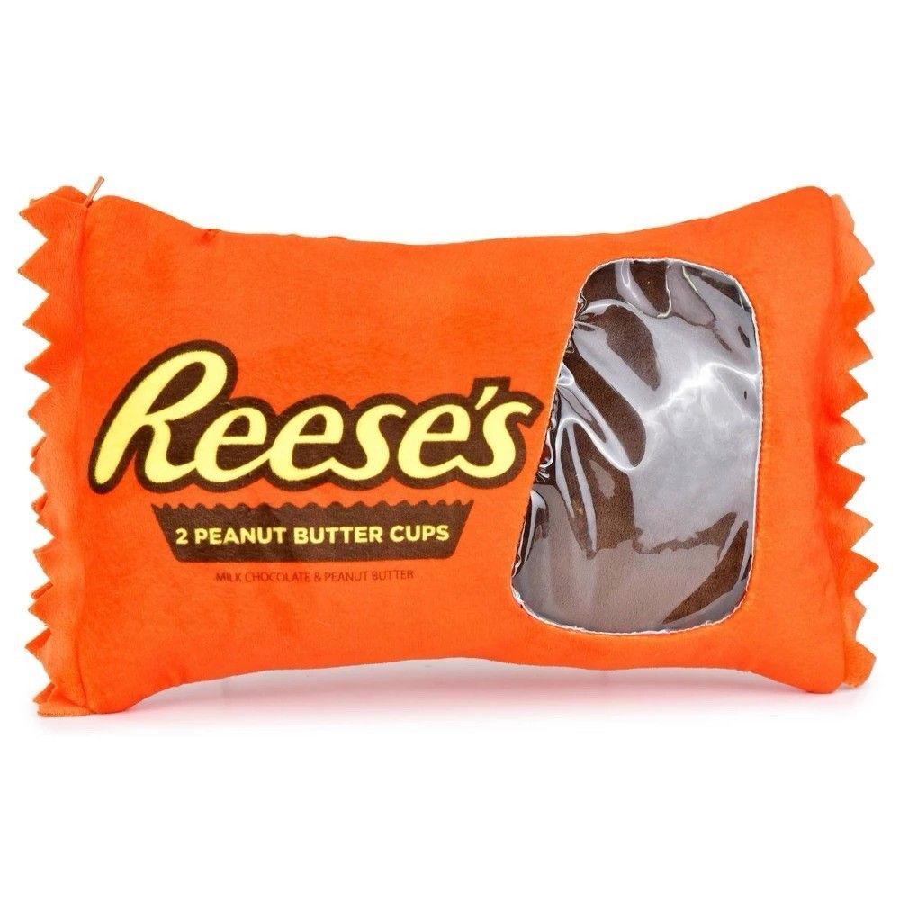 Iscream Reese's Peanut Butter Cup Plush 14" Food Stuffed Toy Soft